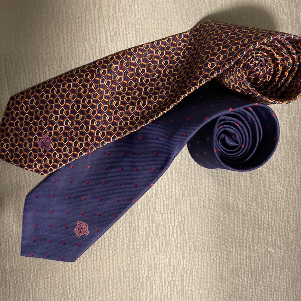 Versace bundle of vintage ties
